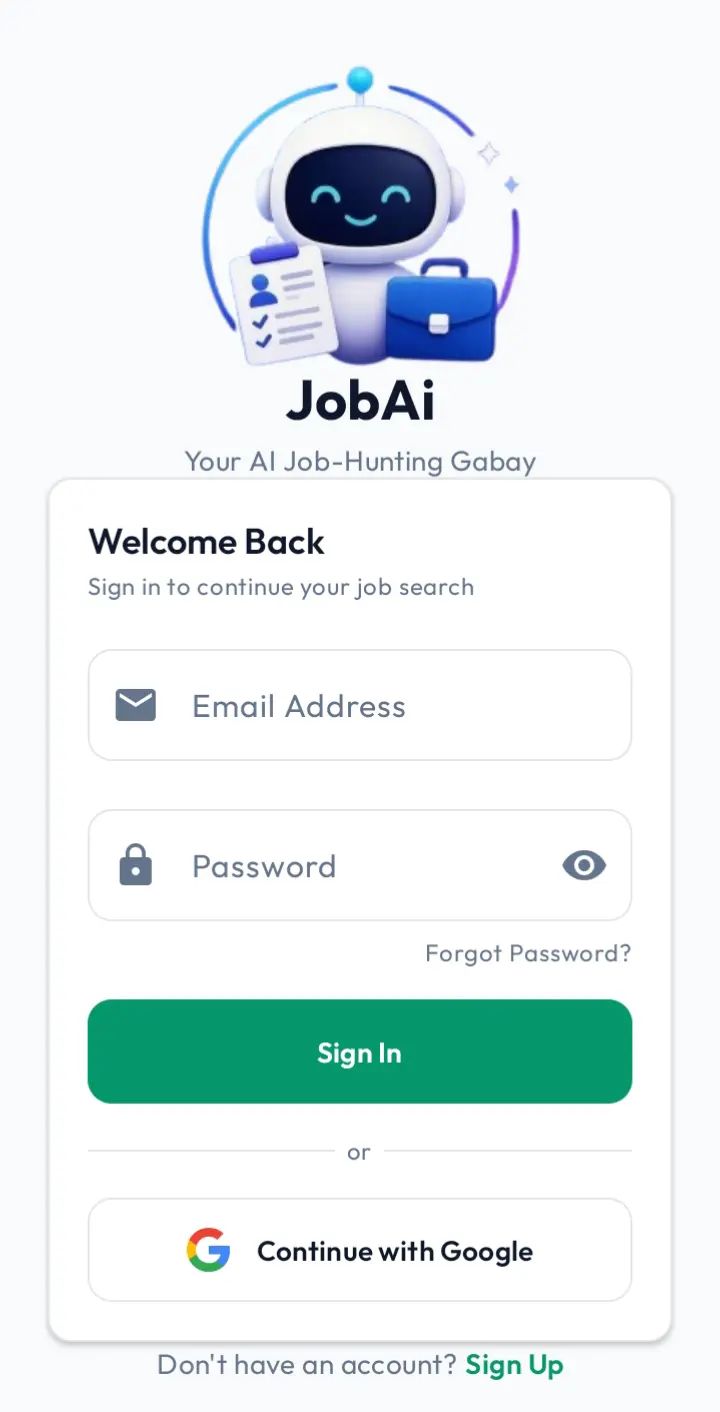 JobAi Screen